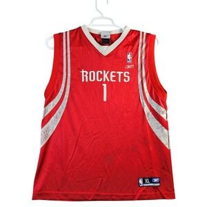 Houston Rockets Jersey Mens XL NBA Basketball Tracy McGrady 1 Reebok Stitched